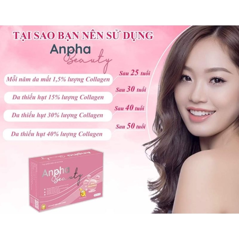 VIÊN UỐNG TRẮNG DA ANPHA BEAUTY - SẢN PHẨM KHOA HỌC CÔNG NGHỆ