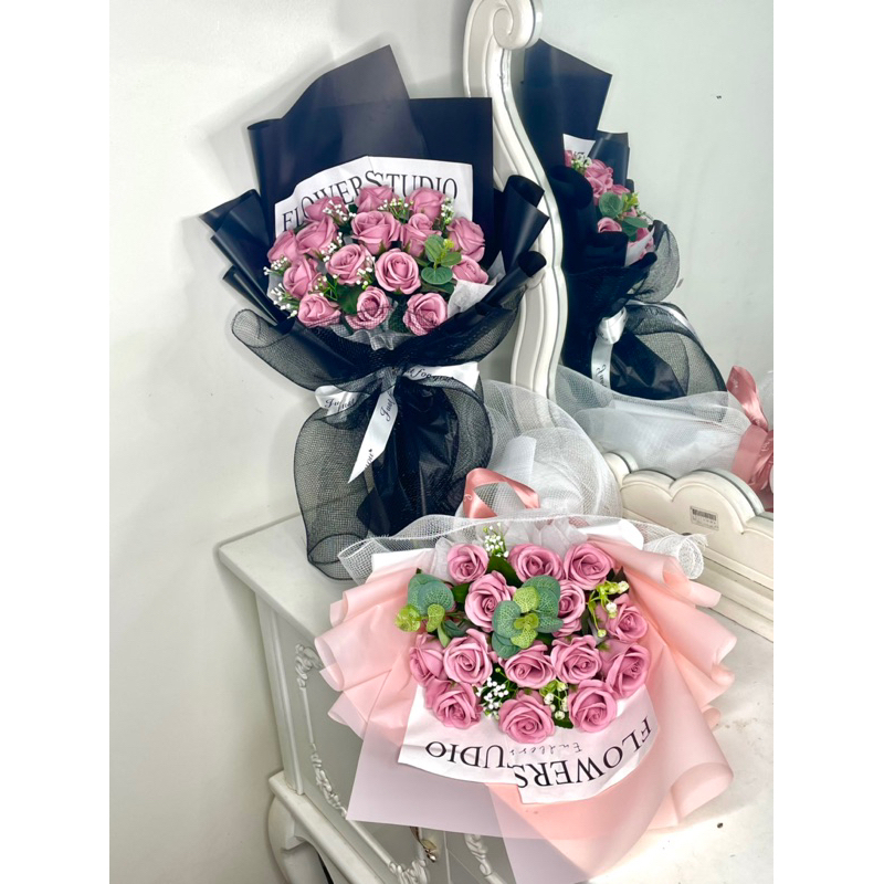 Bó 15 Bông Hoa Sáp xinh