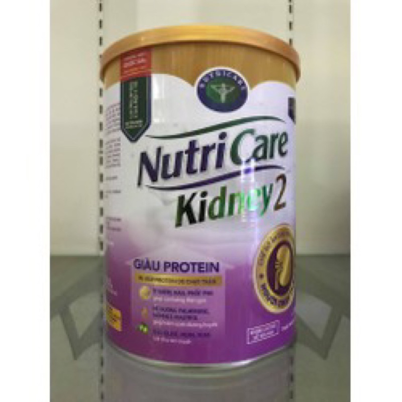 Lon sữa bột Nutricare Kidney 2 900g.Dinh dưỡng Y học cho người chạy thân nhân tạo