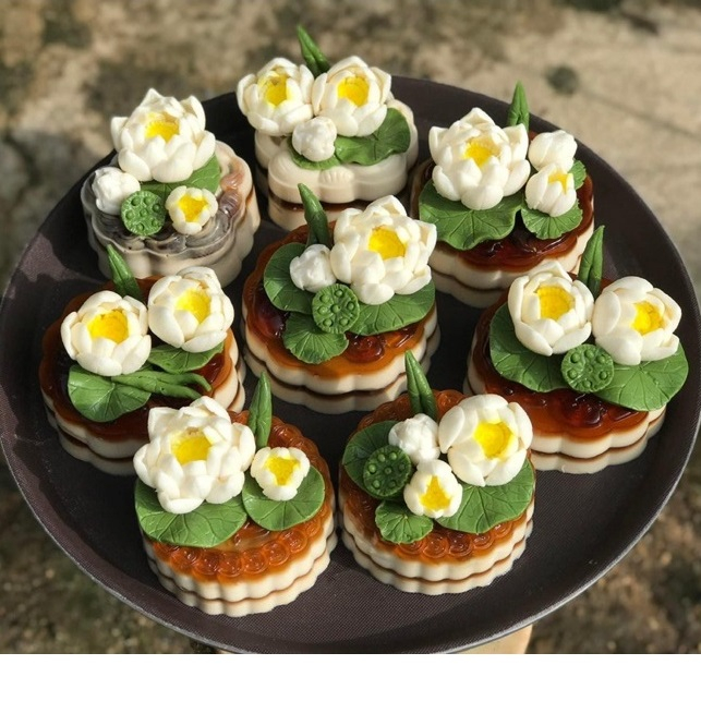 BỘ 6 KHUÔN SILICON HOA SEN THÁI MINI / 2506.529