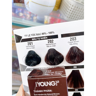 Nhuộm tóc YOUNG  (phủ bạc 100%)