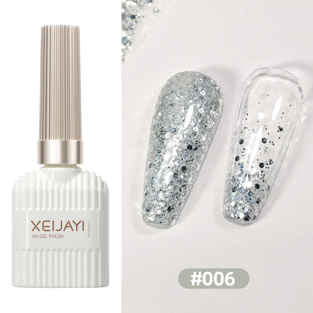 Set gel nhũ siêu sáng Seiyei 6 màu