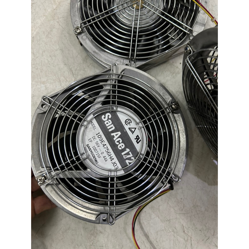 Quạt 13 cánh san ace 172 hệ 48v 56v 0.44A , vuông tròn 18cm của nhật