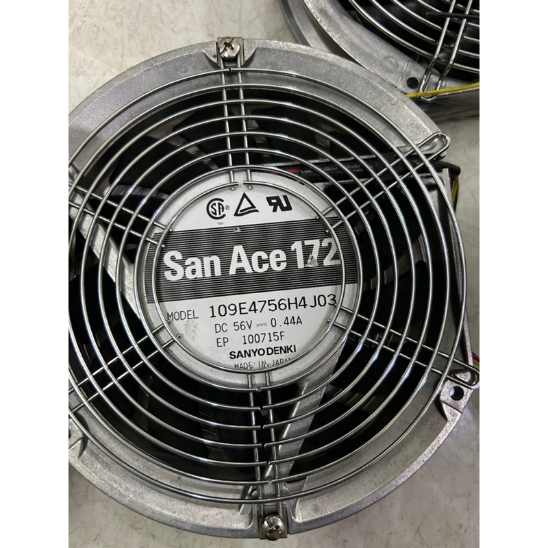 Quạt 13 cánh san ace 172 hệ 48v 56v 0.44A , vuông tròn 18cm của nhật