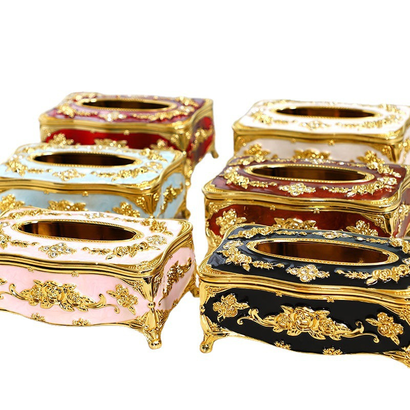 HỘP ĐỰNG KHĂN GIẤY  PHONG CÁCH HOÀNG GIA