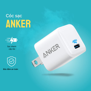 Củ sạc nhanh anker powerport iii nano 20w cube pd cổng sạc typec