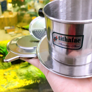 Phin cà phê INOX cao cấp Tithafac pha cà phê nhiều size lựa chọn, phin pha cà phê