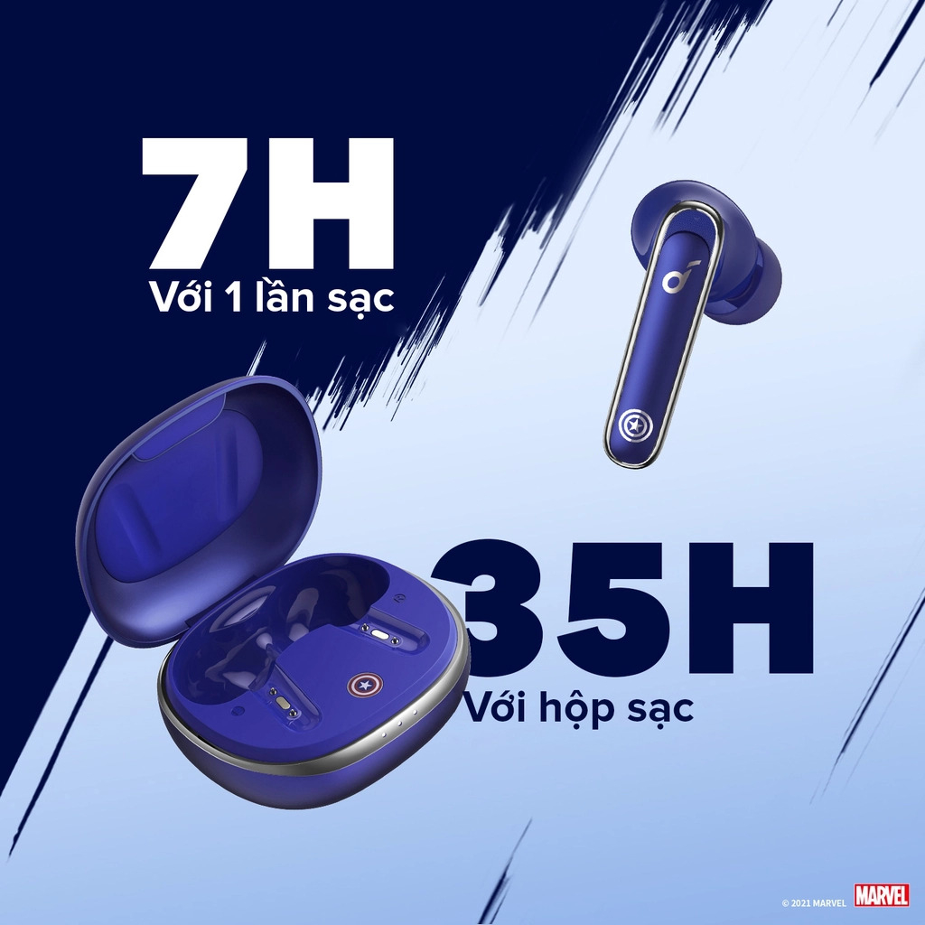 Tai Nghe Không Dây SOUNDCORE Anker Life P3 Marvel Edition, Chống Ồn ANC, Chống Nước IPX5, Sạc Nhanh - A3939H