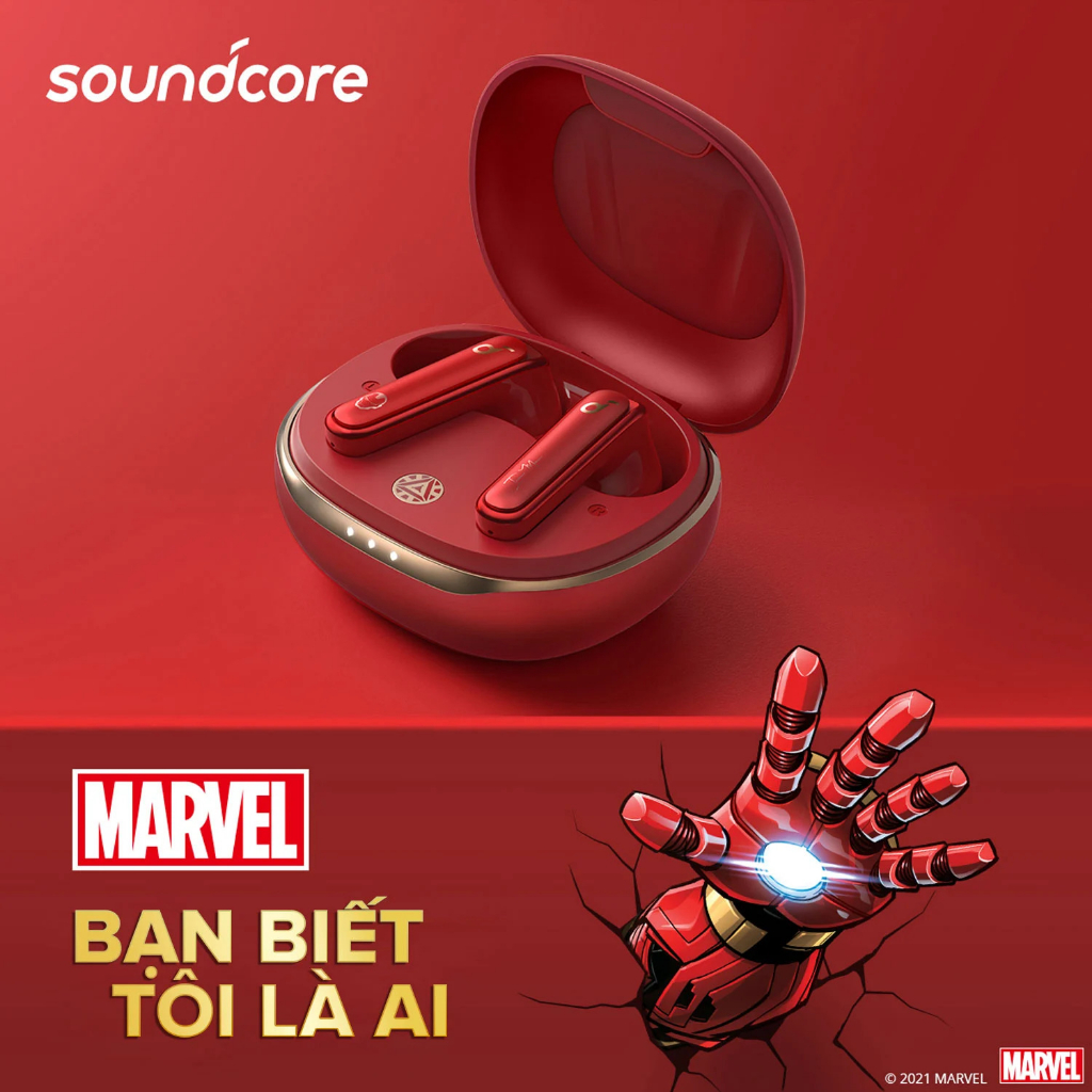 Tai Nghe Không Dây SOUNDCORE Anker Life P3 Marvel Edition, Chống Ồn ANC, Chống Nước IPX5, Sạc Nhanh - A3939H