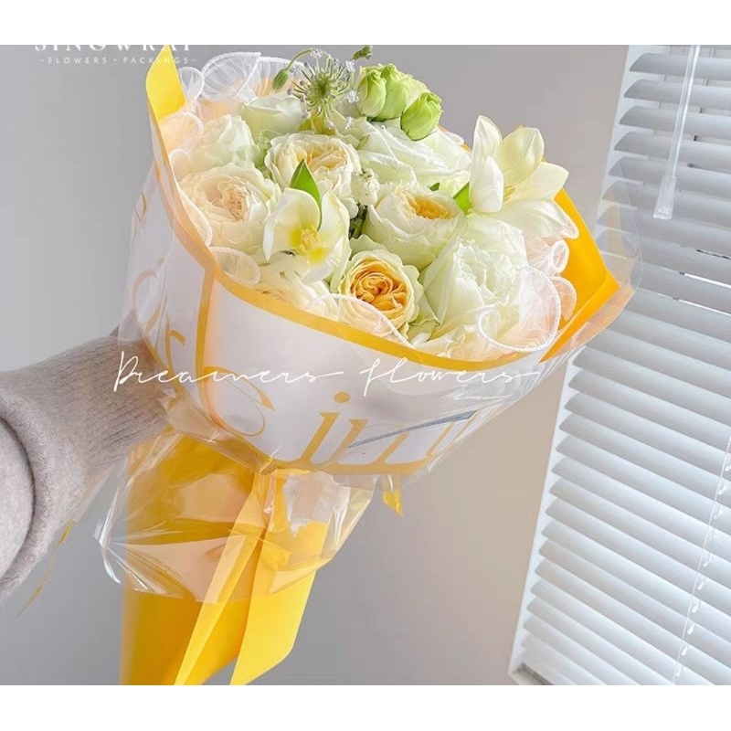 Sét 20 tờ Giấy bó hoa tình nhân, giấy chữ i love you sang xịn hàng loai đẹp_LM74