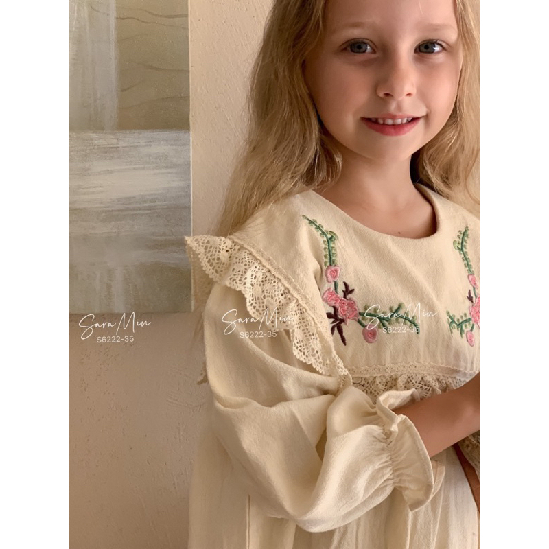 Váy thô mềm bé gái lớn VNXK