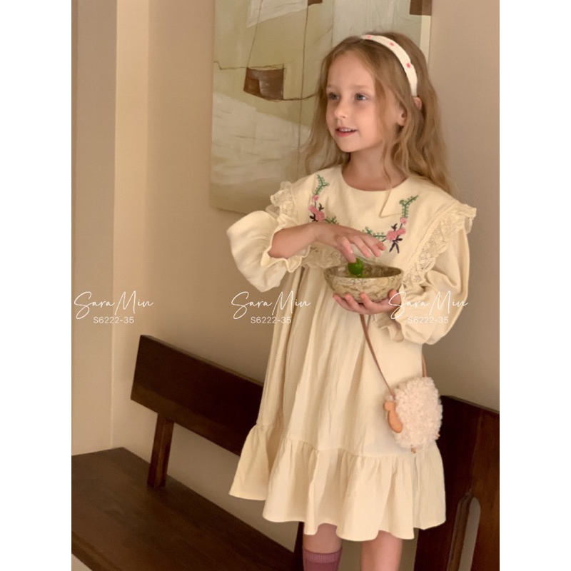 Váy thô mềm bé gái lớn VNXK