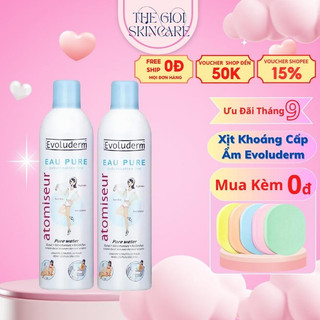 Xịt khoáng Evoluderm 200ml và 400ml Pháp chính hãng