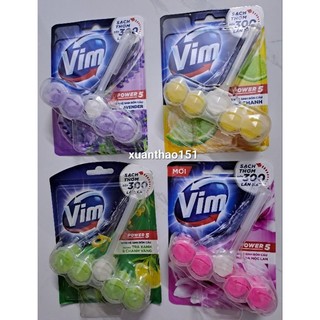 Viên treo bồn cầu VIM 55g (Hoa Oải Hương/ Trà xanh/ Chanh/ Hoa Mộc Lan)