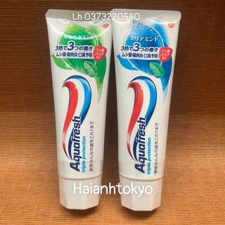 "Mẫu mới" Kem đánh răng Aquafresh Nhật Bản - 160g
