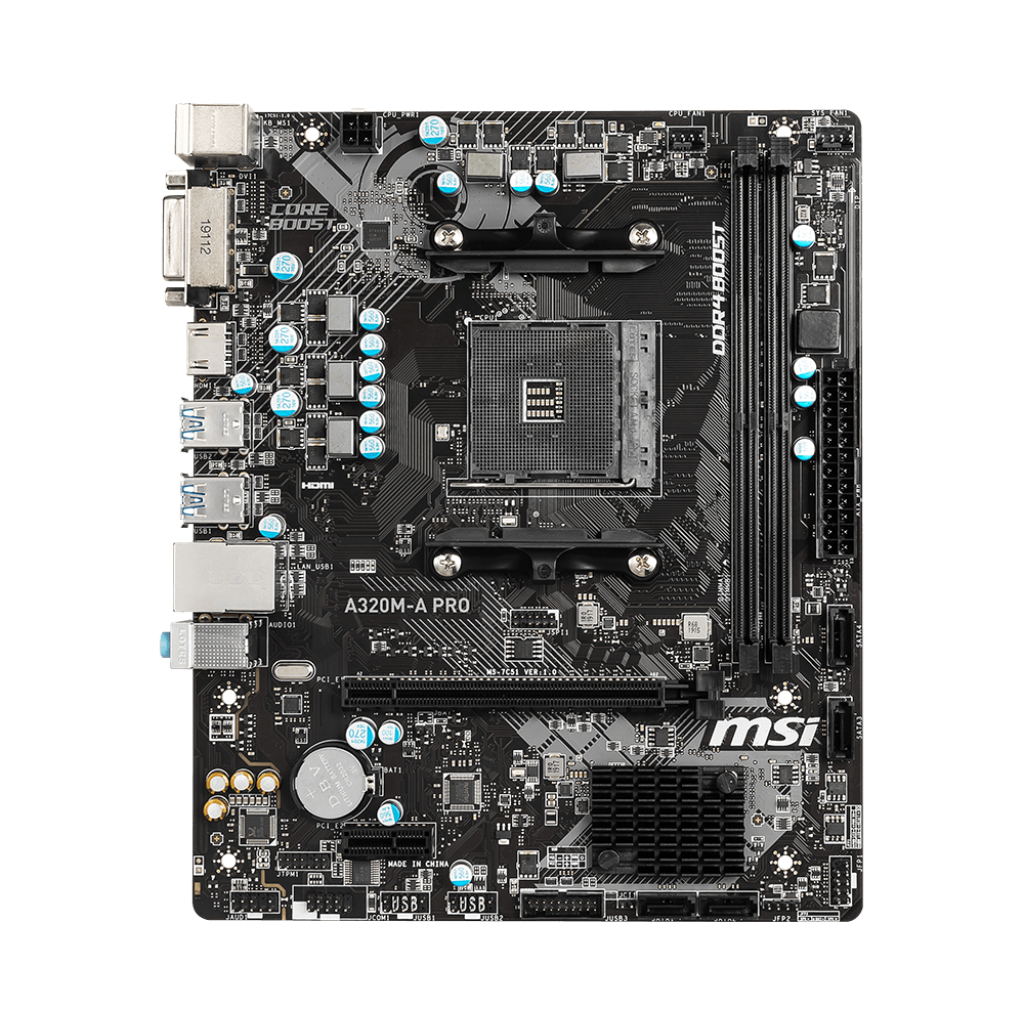 Mainboard Bo mạch chủ MSI A320M A PRO  Mới BH 36T