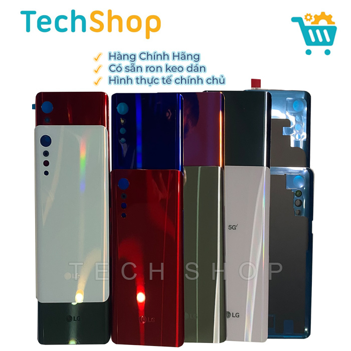 Nắp Kính lưng LG VELVET MỸ -HÀN - NHẬT có ron keo tự dán kèm kính camera chính hãng (tất cả đều kèm ron keo)