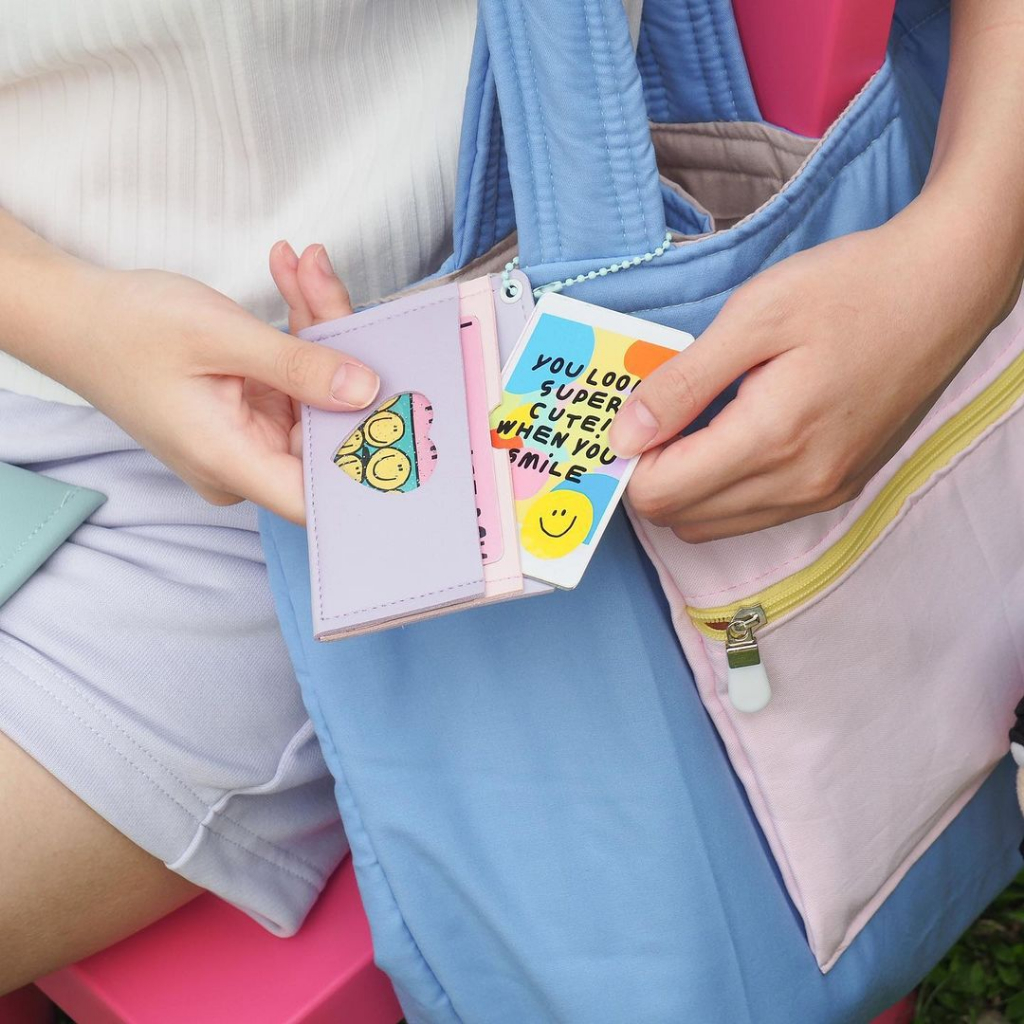 Heart Holder Ví Đựng Thẻ Card Holder Tone Màu Pastel