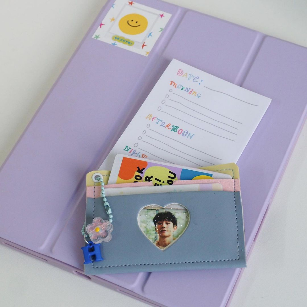 Heart Holder Ví Đựng Thẻ Card Holder Tone Màu Pastel