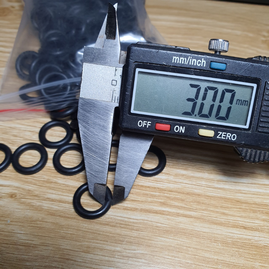 Gioăng cao su 10×3mm, đường kính trong 10mm, đường kính ngoài 16mm, dày 3mm