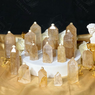 Trụ đá thạch anh Golden Healer Dendritic Quartz