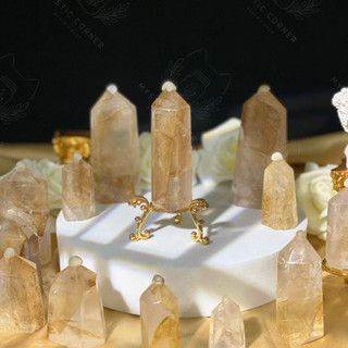 Trụ đá thạch anh Golden Healer Dendritic Quartz