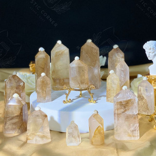 Trụ đá thạch anh Golden Healer Dendritic Quartz