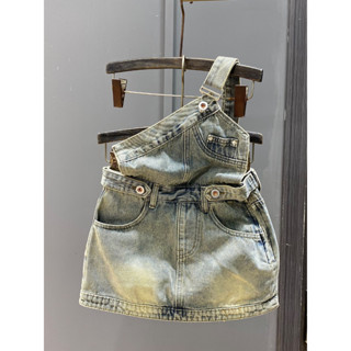 Váy Yếm Jean Cao Cấp , Váy Jean Bò Dạng Yếm Phong Cách Hàn Quốc Hottrend Siêu Xinh, Siêu Tôn Dáng