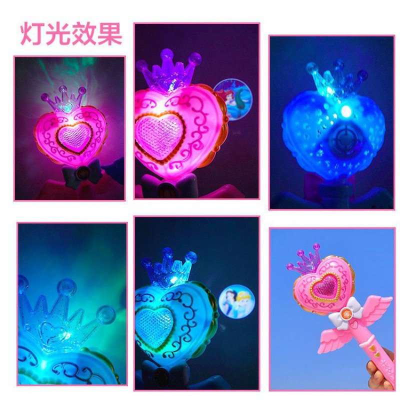 Đồ chơi gậy phép thuật biến hình Phát Sáng có Nhạc Hapi Toys - Đồ chơi trung thu quà tặng cho bé gái