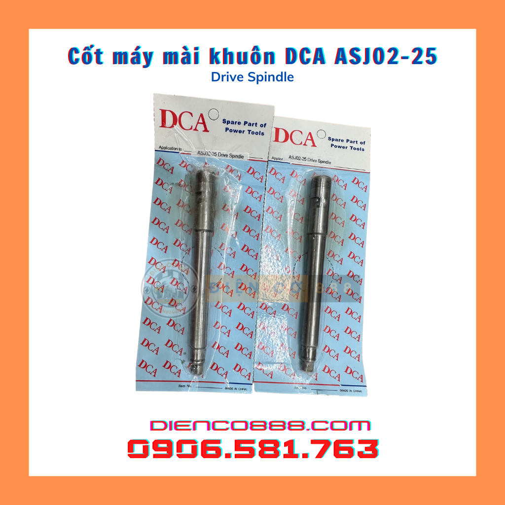 Trục - cốt máy mài khuôn DCA 02-25  dài 137mm