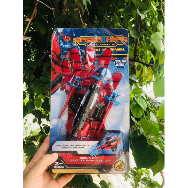 COMBO GĂNG TAY SIÊU NHÂN NGƯỜI NHỆN SPIDERMAN BẮN TÊN