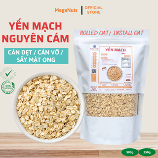 Yến Mạch Cán Dẹt, Cán Vỡ MEGANUTY nhập khẩu Úc 500gr - Yến mạch nguyên cám hỗ trợ giảm cân, ăn dặm cho bé