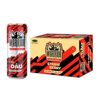 Nước tăng lực Warrior hương dâu/nho