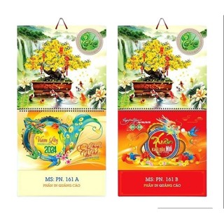 Lịch bộ số 13 tờ mai thịnh vượng 2024 kích thước 37*70
