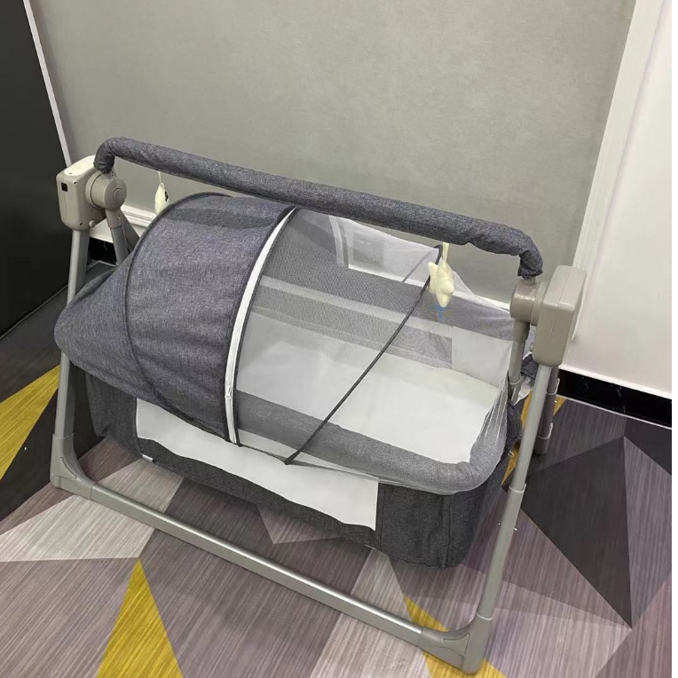 Nôi điện cho bé, Nôi điện đưa tự động, Có kết nối bluetooth kích thước 106*62*80cm