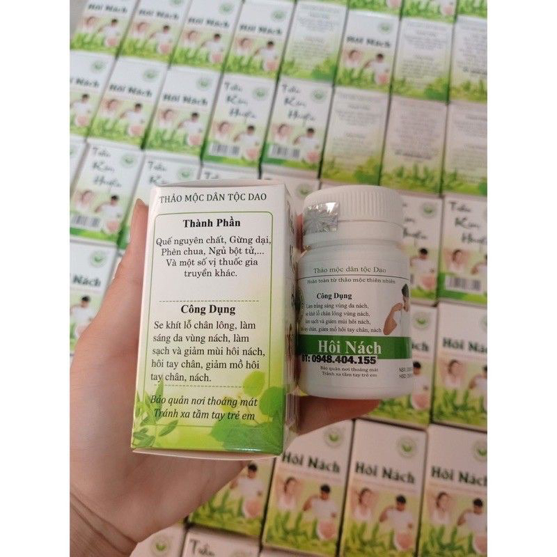 Phấn khử mùi nách, mồ hôi nách tay chân