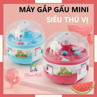 Đồ chơi Máy gắp thú mini, Đồ chơi máy gắp Khủng long Mini tặng 8 khủng long mini đi kèm
