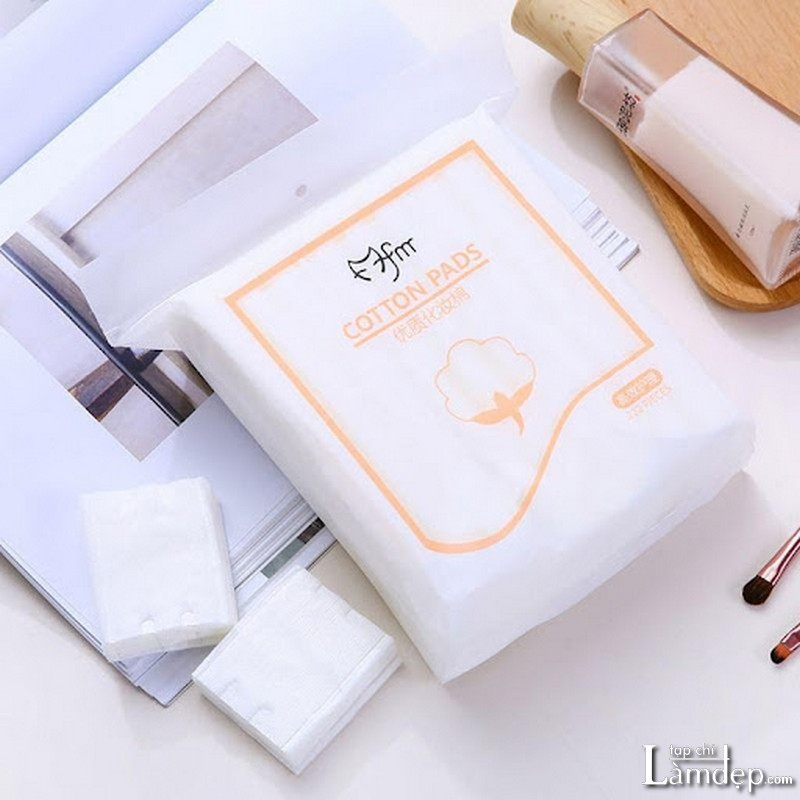 Bông tẩy trang Cotton pads 222 miếng vuông