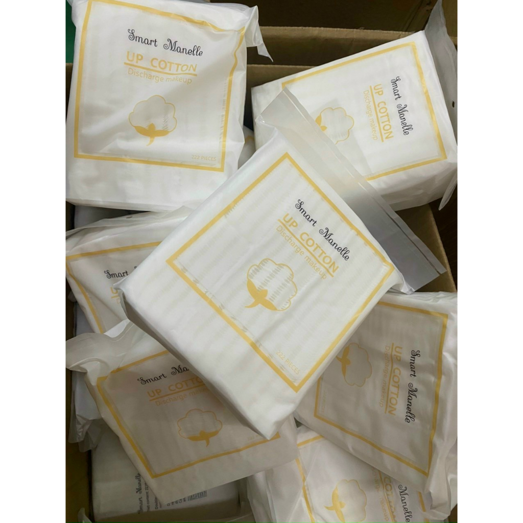 Bông tẩy trang Cotton pads 222 miếng vuông