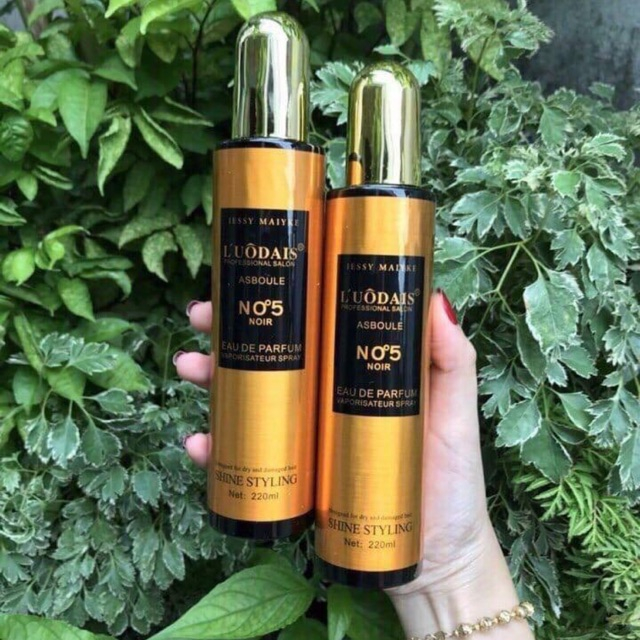 Xịt phun sương dưỡng tóc hương nước hoa No.5