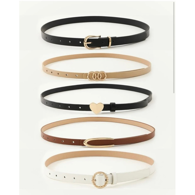 Set 5c belt thắt lưng nhiều hình