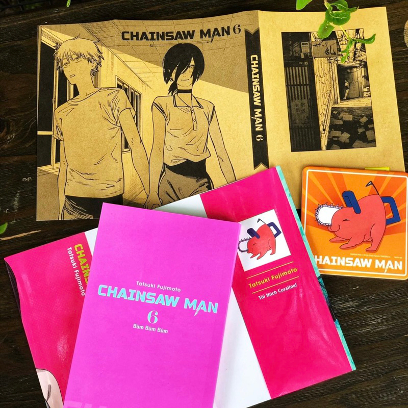 Chainsaw Man Tập 6 - Tặng Kèm Lót Ly, Giấy Kraft