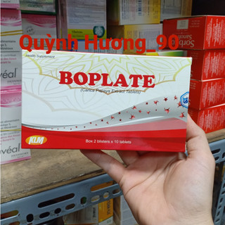 Viên uống BOPLATE hộp 20 viên hỗ trợ tái tạo tiểu cầu,giảm nguy cơ xuất huyết.