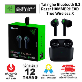 Tai nghe truewireless Razer Hammerhead True Wireless X - chính hãng bảo hành 12 tháng