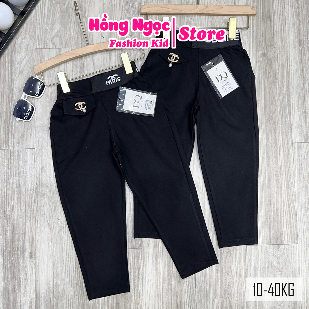Quần dài bé gái, Quần baggy chất vải UMI cao cấp cho bé gái từ 16 - 40kg HNK-2346