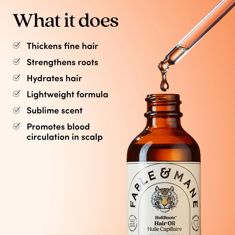 Dầu dưỡng tóc Fable & Mane HoliRoots™ Pre-wash Treatment 55ml $36