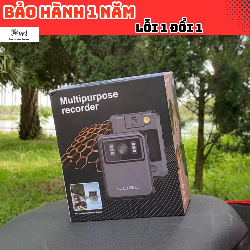 Camera hành trình xe máy L9s wifi chính hãng Owlcam, Có kết nối điện thoại, pin liền cực trâu