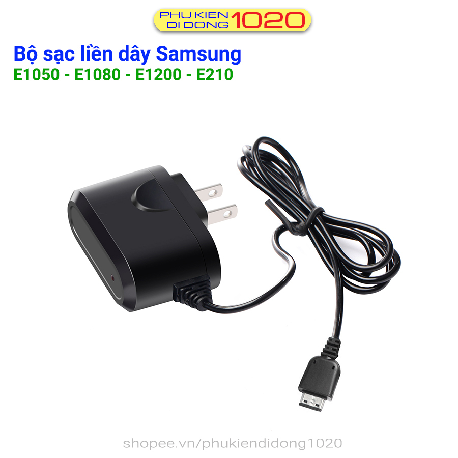 Cóc sạc liền dây Samsung E1050 E1080 E1150 E1200 E1200Y C3510 - Sạc không nóng máy, không gây hại cho pin