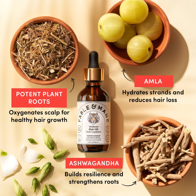 Dầu dưỡng tóc Fable & Mane HoliRoots™ Pre-wash Treatment 55ml $36