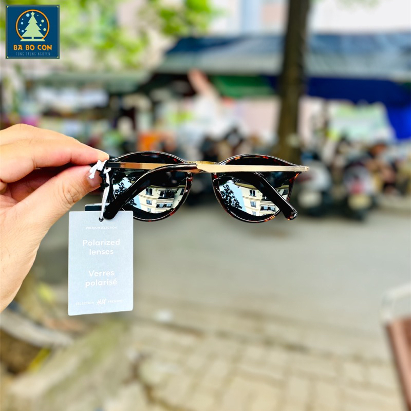 Kính phân cực HM UK gọng đồi mồi tuyệt đẹp, đầy đủ bill mua hàng